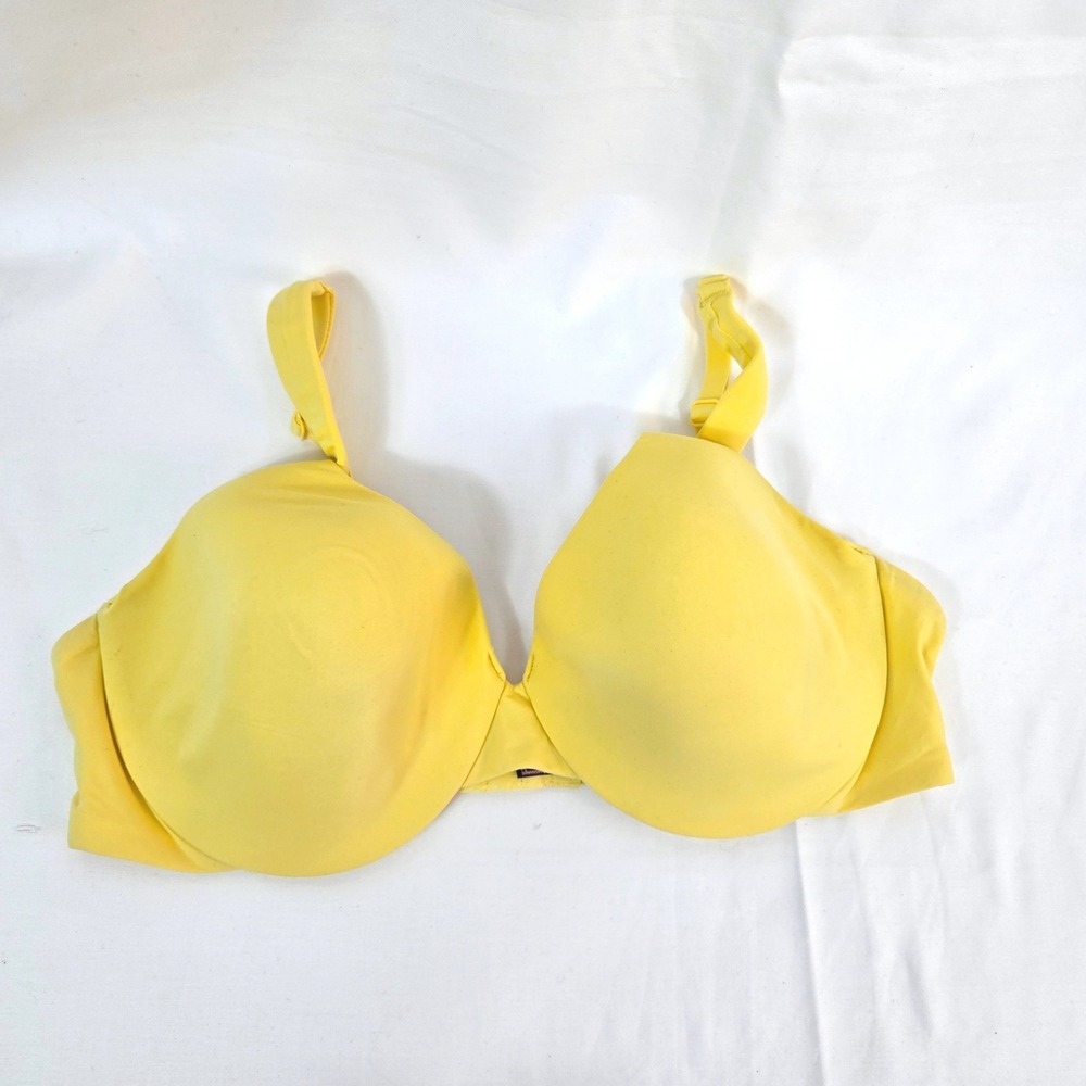 Victoria's Secret Body By Victoria IPEX Yellow Full Coverage Bra 38C Y2K Rare